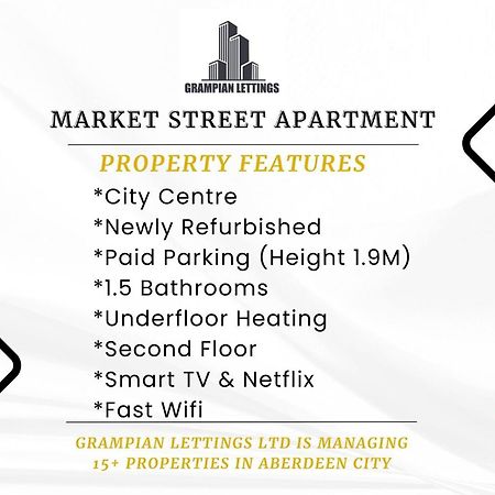 Market Street Apartments ✪ Grampian Lettings Ltd Aberdeen Ngoại thất bức ảnh